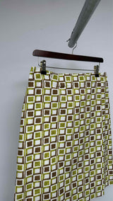 PRADA Geometric Printed Skirt