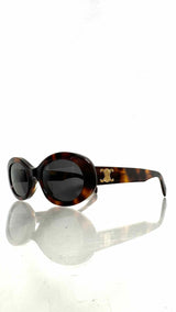 CELINE Triomphe Oval Sunglasses