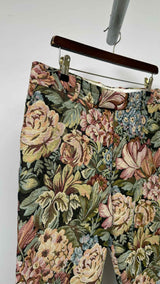 Alexander McQueen Floral Jacquard Pants