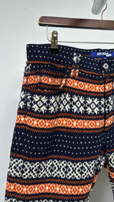 Junya Watanabe MAN Nordic Knit Flare Pants