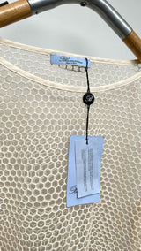 Blumarine S/S Mesh Top
