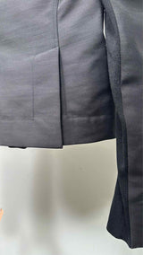 Rick Owens Collarless Cropped Blazer Jacket