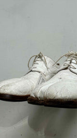 Margiela Crincle Leather Tabi Derby Shoes