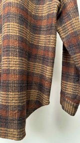 Evan Kinori Plaid Flannel Wool Shirt