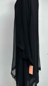 Comme Des Garçons Comme Des Garçons L/S Layered Long Dress
