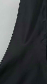 PRADA Drawstring-waist Stitched Silk Pants