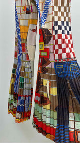 Pleats Please Printed Pleated Flare Pants
