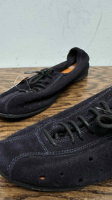 Geoffrey B. Small Eytet Suede Eyelet Shoes