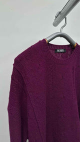 Raf Simons Oversized Patched Cable Sweater