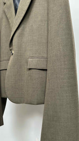 LOEWE Single-breasted Flare-sleeve Blazer Jacket
