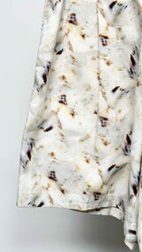 KUON Two-Tuck Printed Wide Trouser-Shorts