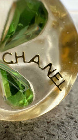 Chanel Clover Resin Ring