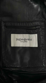 YSL Rive Gauche Leather Riders Jacket