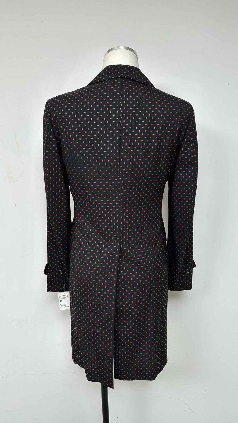 Comme Des Garçons Polka-dot/ Pin-stripe Coat