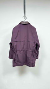 Loro Piana Leather-collar Drawstring Coat