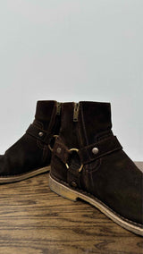 Saint Laurent Suede Wyatt Boots