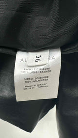 Altuzarra Buckled Leather Skirt