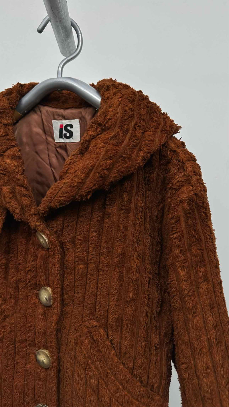 Issey Sport Big-collar Fazzy Corduroy Jacket
