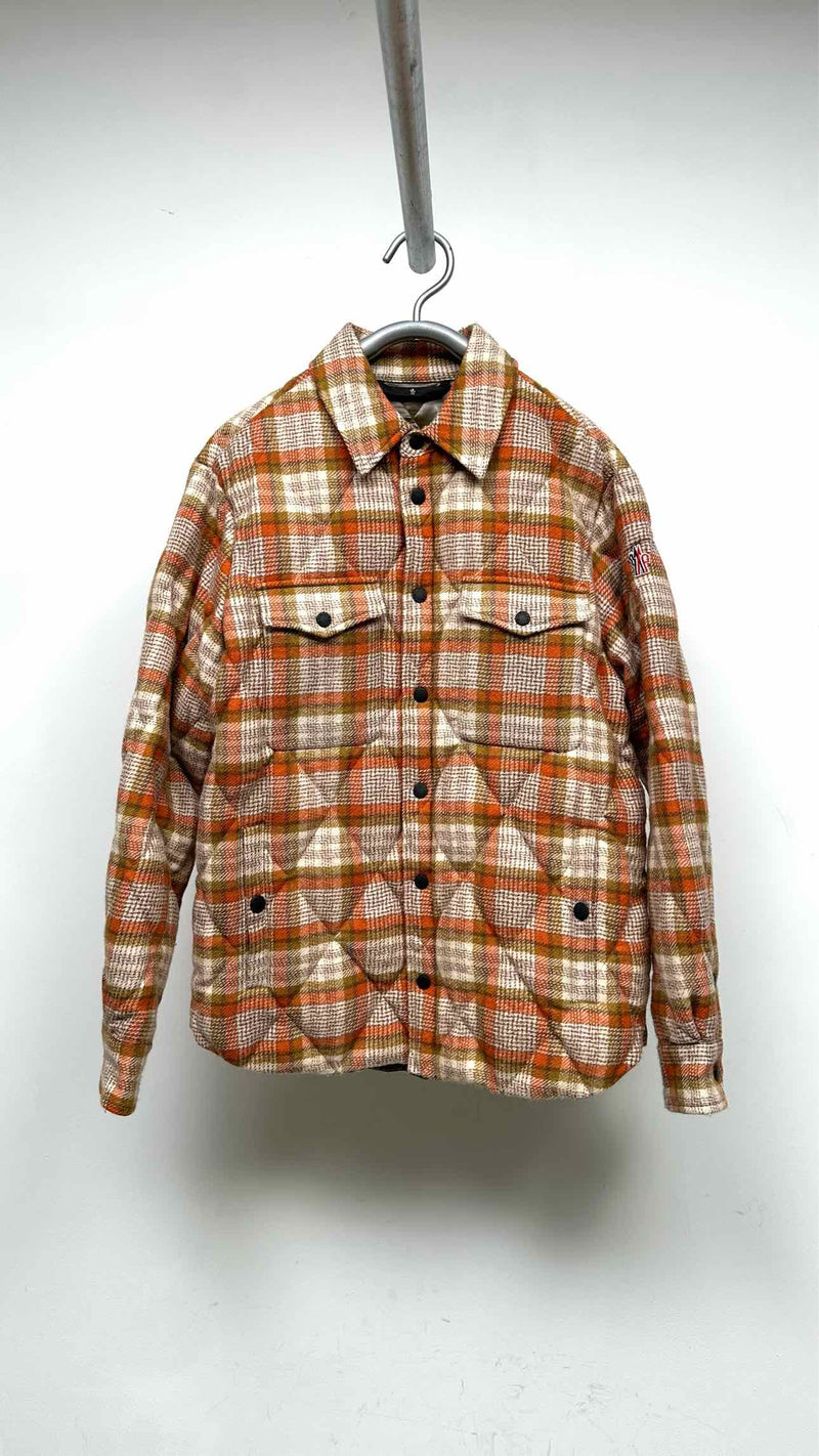 Moncler Down-lining Check Shirt Jacket