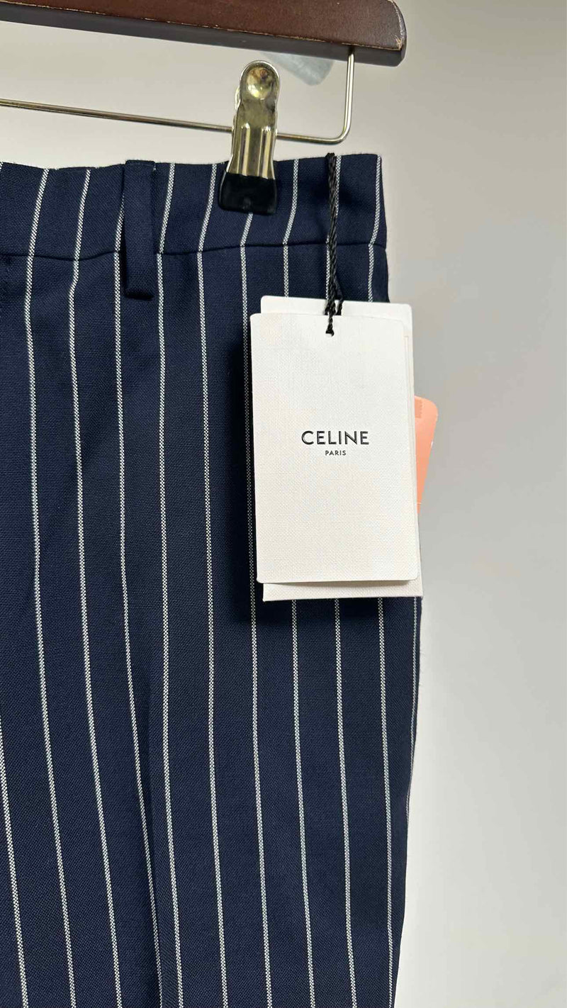 CELINE Stripe Skinny Pants