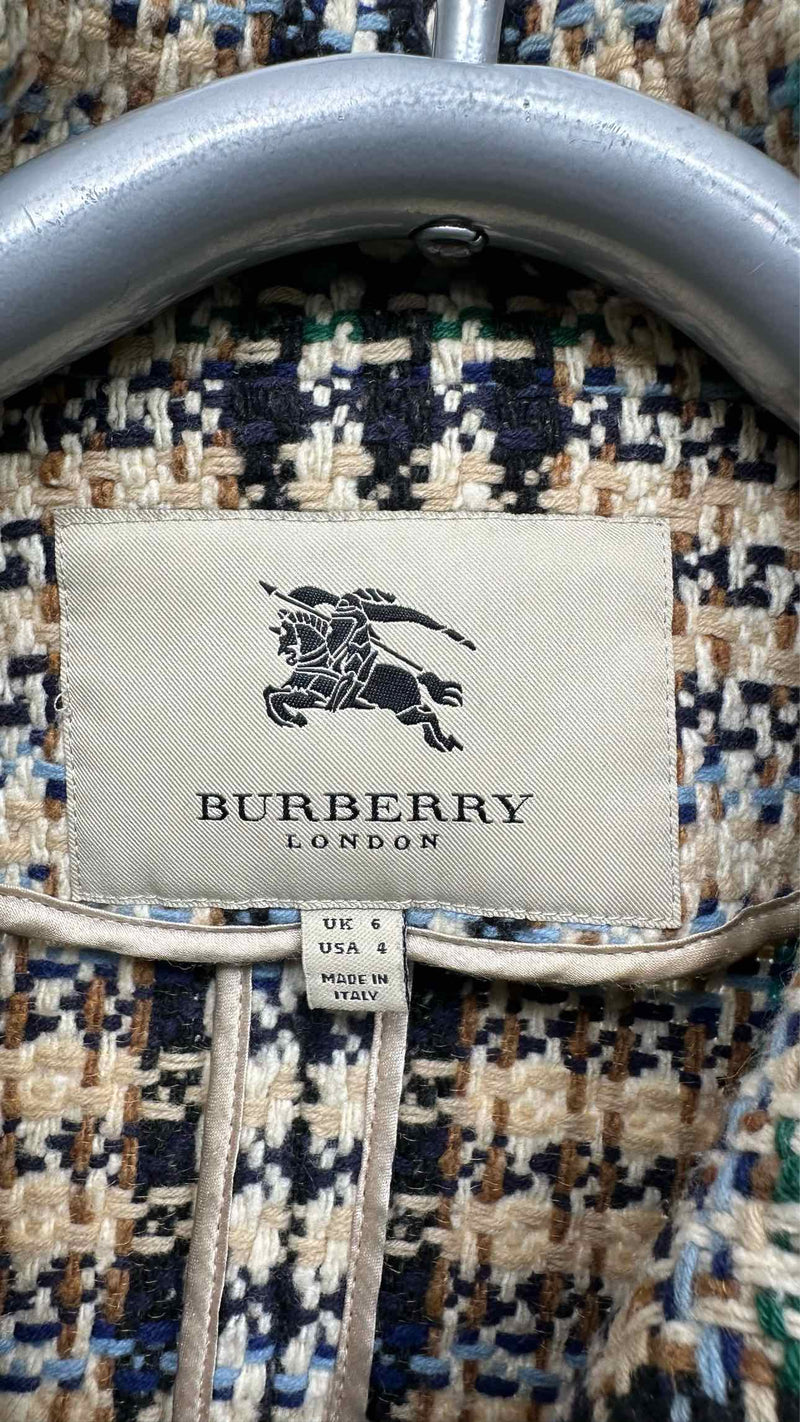 Burberry Tweed Coat