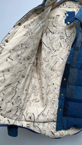Visvim Denim Patchwork Down Jacket