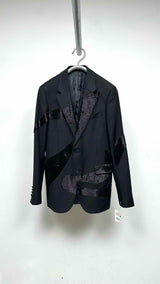 Alexander McQueen Wave-embellished Blazer
