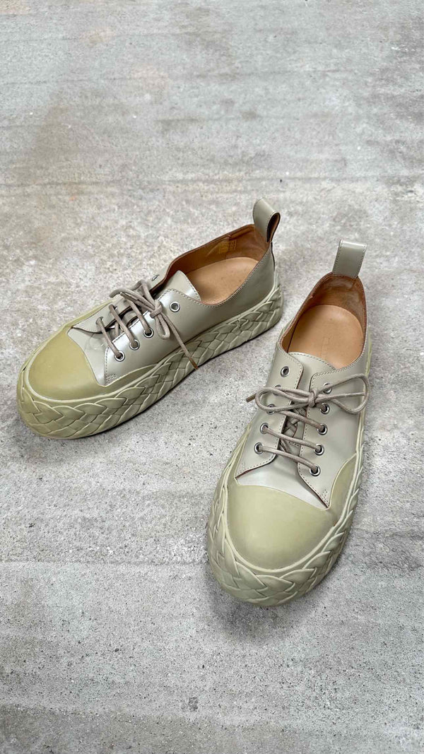 Jil Sander Platform Leather Sneakers