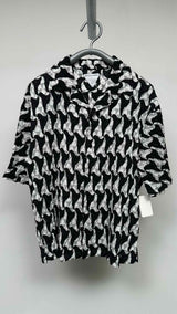 Bottega Veneta S/S Pleated Camp Collar Shirt