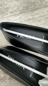 PRADA Naplak Leather Diving Loafers