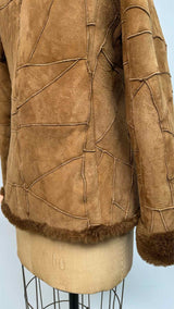 HAI Patchwork Shearling Jacket