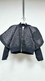 Sacai Carhartt Cropped Layered Logo MA-1