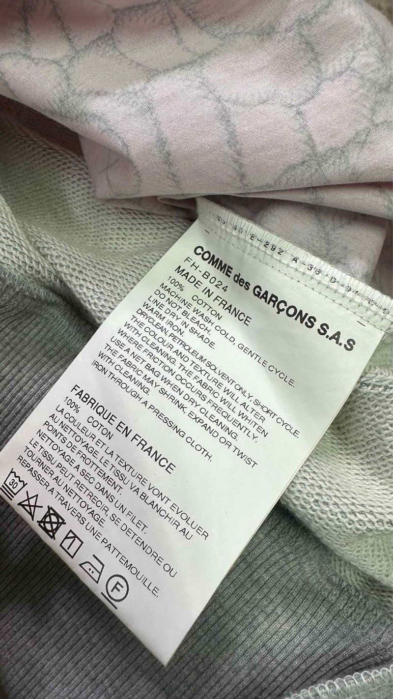 Comme Des Garçons Shirt x Kaws Hybrid Button-up Printed Hoodie