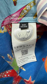 Versace S/S Multi-Panel Starfish Print Shirt