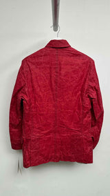 Paul Harnden Crinkled Waxed Blazer Jacket