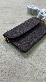 Kith Monogram Suede Envelope K20 Bag