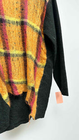 Tricot Comme Des Garcons Plaid-front Sweater