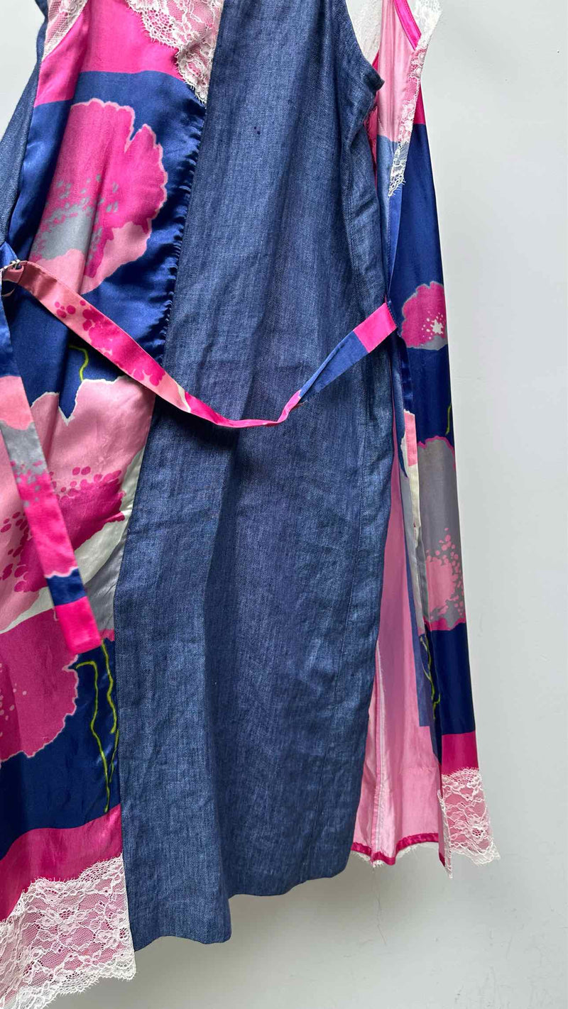 Junya Watanabe N/S Denim Scarf Hybrid Wrap Dress