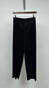 Pleats Please Velvet Pleated Pants