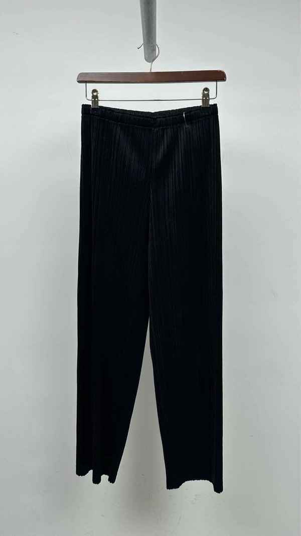 Pleats Please Velvet Pleated Pants
