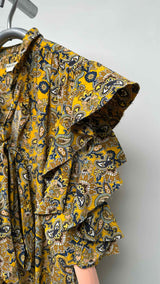 Balenciaga N/S Frill Paisley Blouse