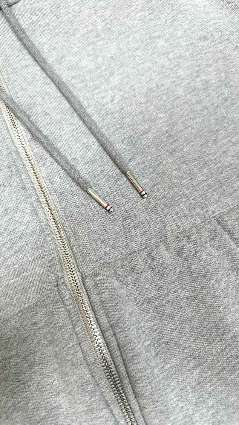 Thom Browne Zip-up Back Stripe Hoodie