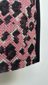 Balenciaga Check Jacquard Hybrid Skirt