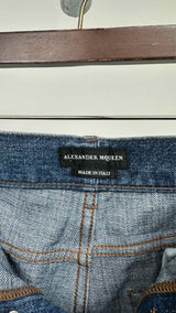 Alexander McQueen Deconstructed Jeans