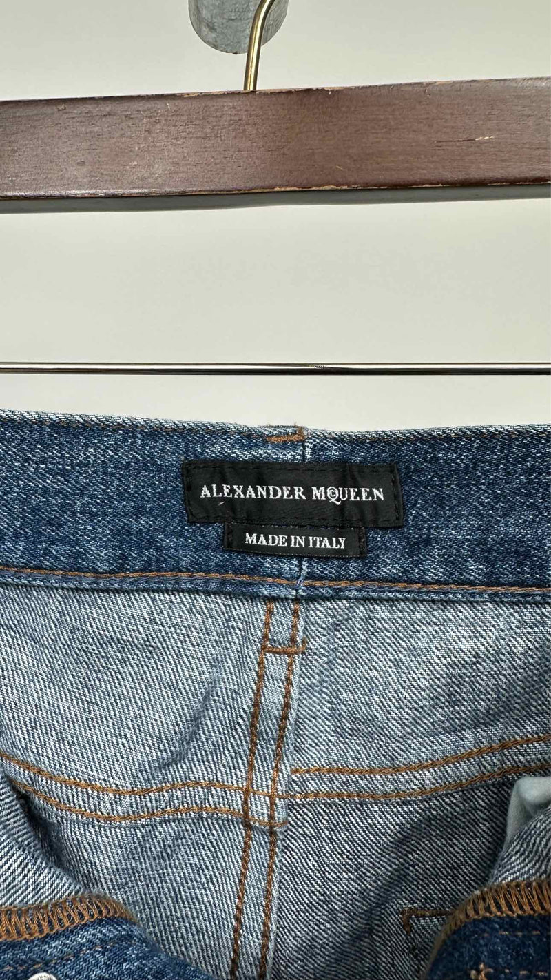 Alexander McQueen Deconstructed Jeans