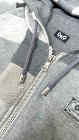 D&G Patch-work Zip-up Hoodie