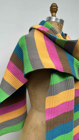 LOEWE Stripe Knit Scarf