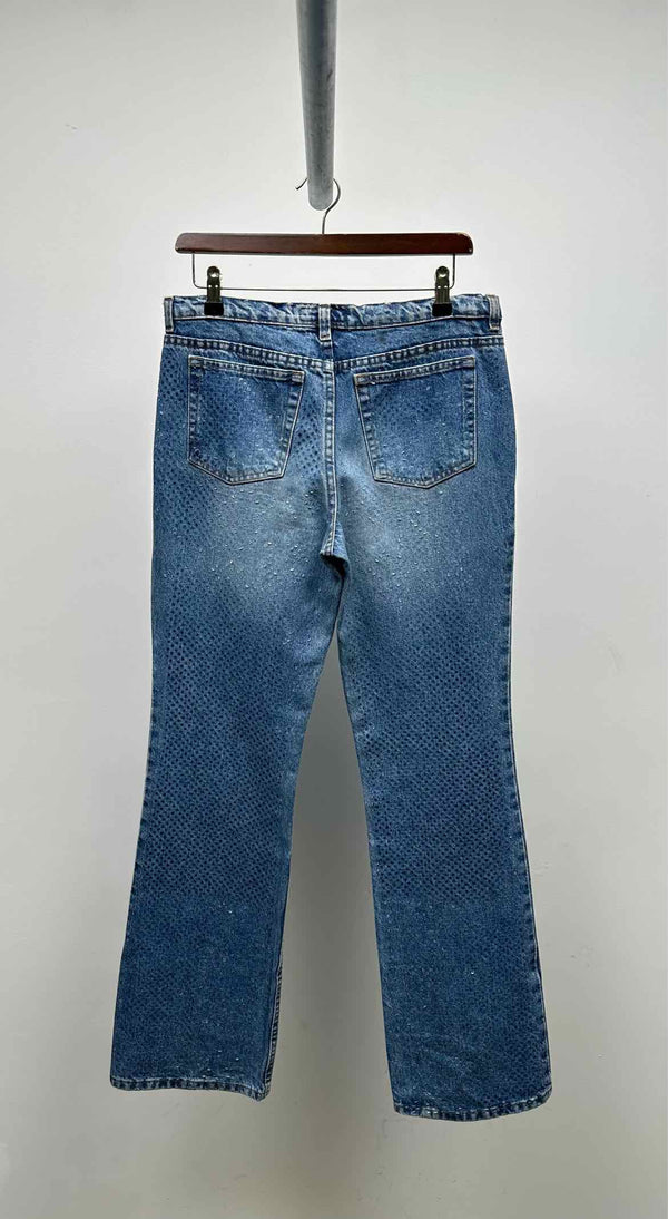 Roberto Cavali Fish Scale Flare Jeans