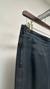 Hermes Side-zip Maxi Skirt