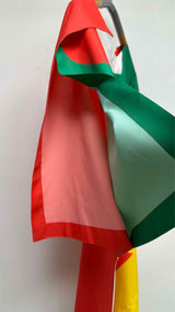 IKKO TANAKA X Issey Miyake N/S Color-blocking Pleated Fold Dress